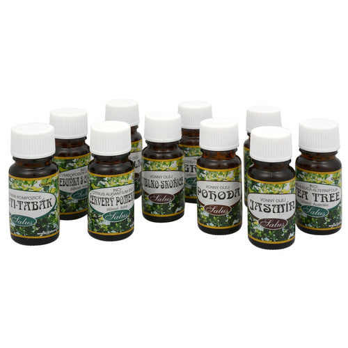 Saloos 100 % natūralūs eteriniai aliejai aromaterapijai 10ml