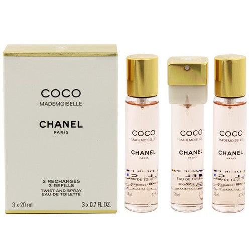 Chanel Coco Mademoiselle EDT (3 x 20 mL) Papildymas