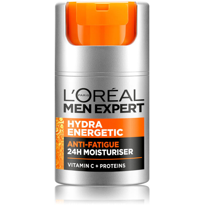 L'Oréal Hydra Energetic drėkinamasis kremas nuo nuovargio požymių vyrams, 50 ml