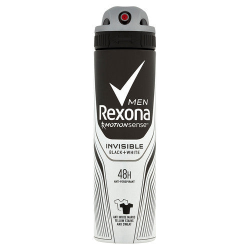 Rexona Men Motionsense Invisible Black+White – purškiamas antiperspirantasas