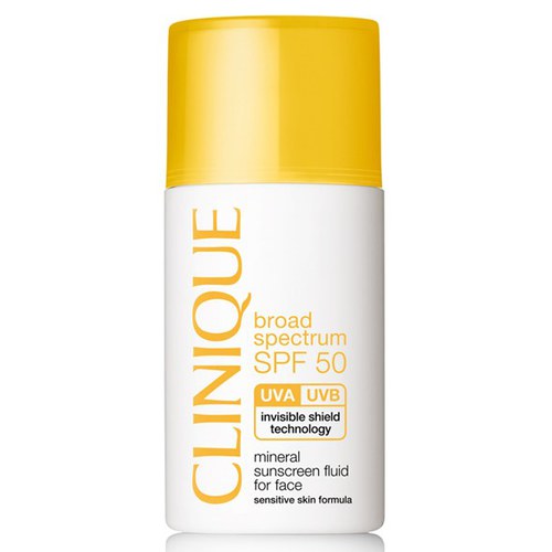 „Clinique“ mineralinis apsauginis kremas nuo saulės veidui SPF 50