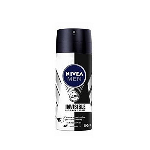 „Nivea Invisible For Black & White“ purškiamas antiperspirantas vyrams