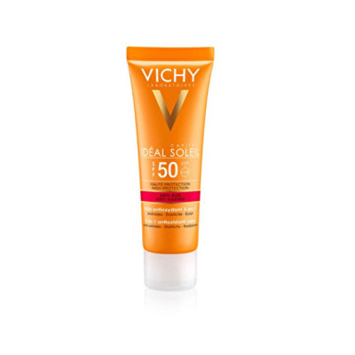 Vichy Apsauginis kremas nuo saulės SPF 50+ Idéal Soleil Anti-Age 50 ml