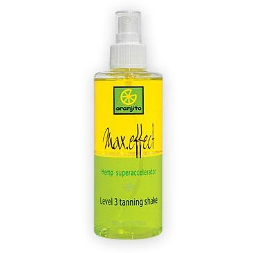 Oranjito Level 3 Hemp Superaccelerator – dviejų komponentų įdegio purškalas, skirtas soliariumui