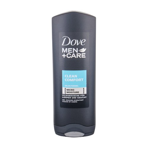 Dove „Men + Care Clean Comfort“ dušo želė – dušo želė kūnui ir veidui
