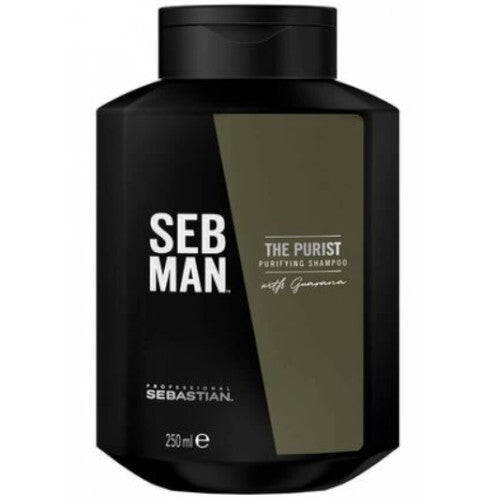 Sebastian Professional SEB MAN The Purist Purifying Šampūnas – nuo pleiskanų valomasis šampūnas vyrams
