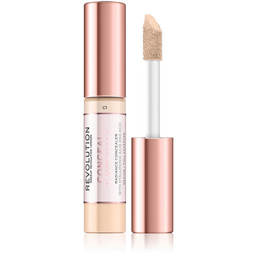 „Makeup Revolution Conceal & Hydrate Radiance Concealer“ – drėkinamasis maskuoklis 13 g