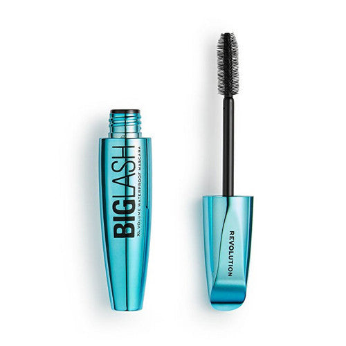 „Makeup Revolution Big Lash XL Volume“ vireniui atsparus tušas - vireniui atsparus tušas, suteikiantis apimties, 8 g