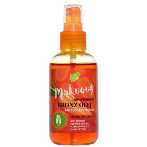 „Vivaco“ 100 % natūralus apsauginis nuo saulės aliejus su morkų ekstraktu SPF 0