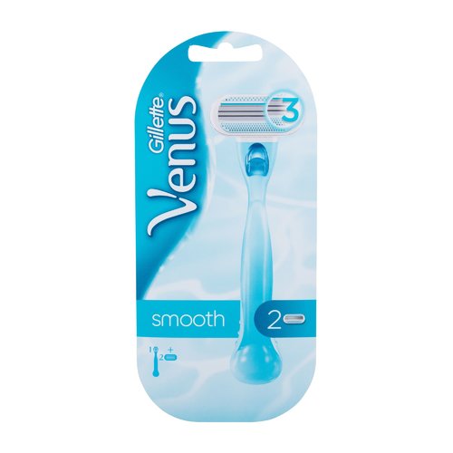 Gillette Venus Smooth - moteriškas skustuvas + 1 atsarginė galvutė