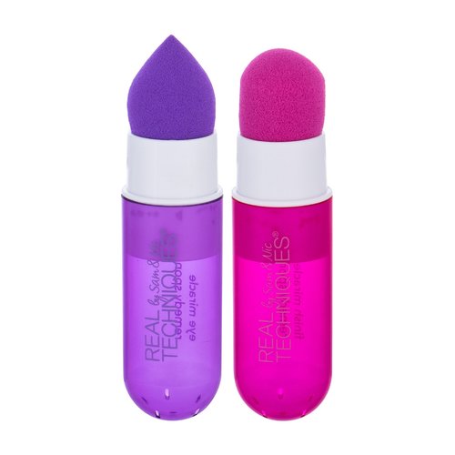 Real Techniques Sponges Miracle Remedy (2 vnt.) - Daugiafunkcis aplikatorius kelionių dizainui