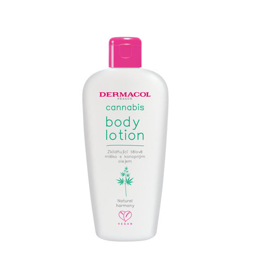 Dermacol Cannabis kūno losjonas – Raminantis kūno losjonas su kanapių aliejumi