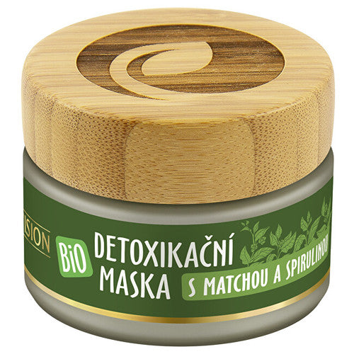 Purity Vision Bio Detox kaukė su matcha ir spirulina