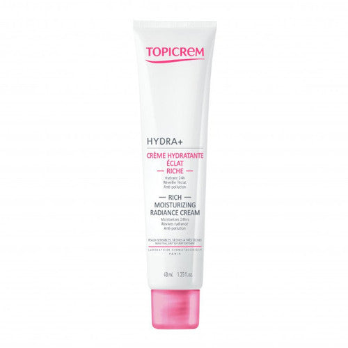 „Topicrem HYDRA+ Rich Moisturizing Radiance“ kremas jautriai ir sausai odai