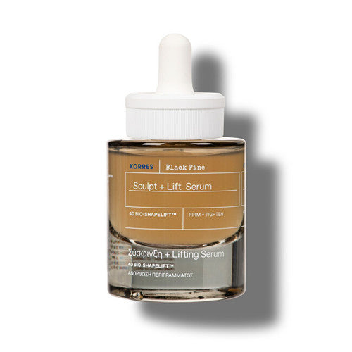 „Korres Black Pine Sculpt + Lift“ serumas