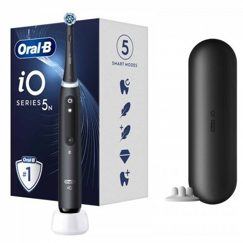 „Oral B IO Series 5“ matinės juodos spalvos dantų šepetėlis