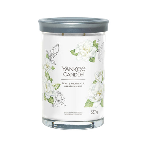 Yankee Cirle White Gardenia Signature Tumbler žvakė (balta gardenija)