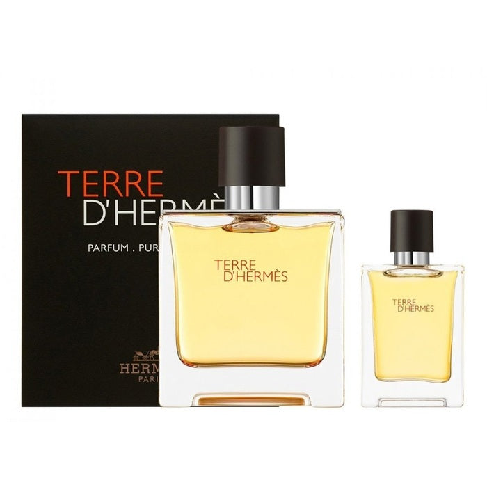Hermes Terre D'Hermes Pure Perfume dovanų rinkinys Parfum 75 ml ir mini 12.5 ml