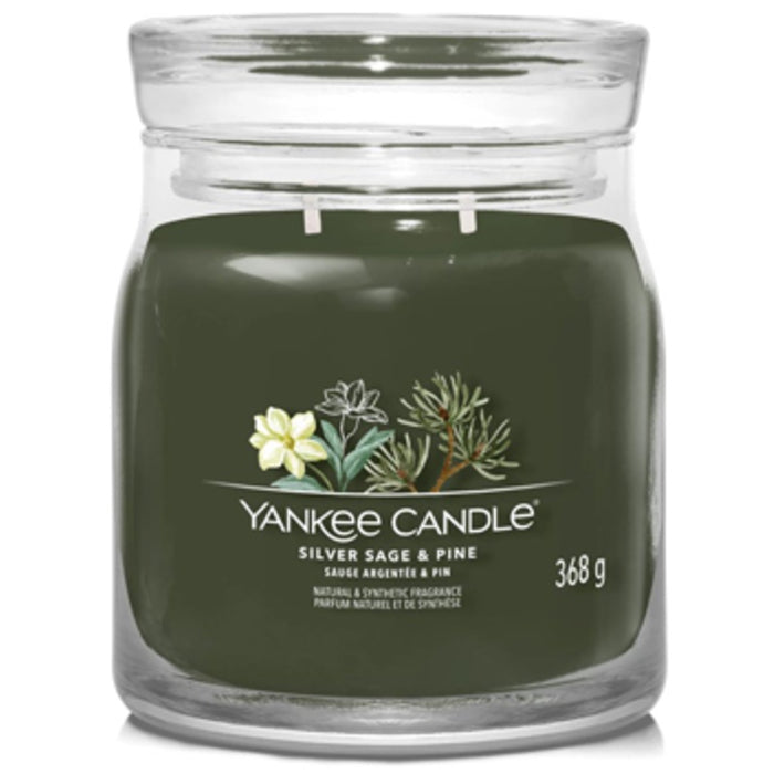 Yankee Candle Sidabrinio šalavijo ir pušies firminė žvakė