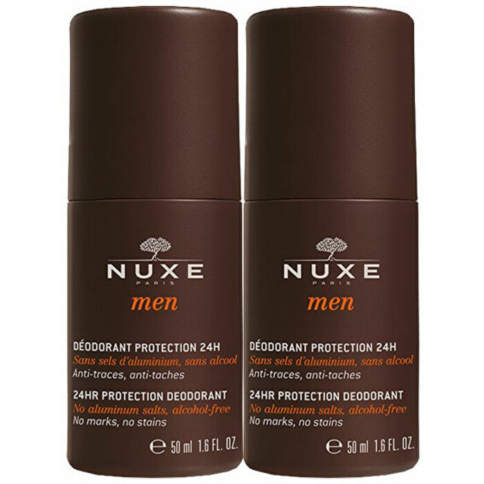 „Nuxe Men 24H Protection“ dezodorantas, dviejų pakuočių pakuotė