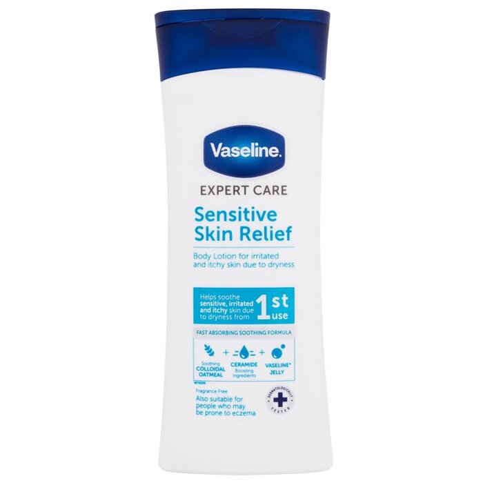 „Vaseline Intensive Care“ jautrios odos kūno losjonas