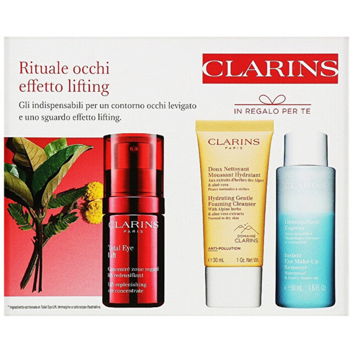 Clarins Total Eye Lift Set – akių ir odos priežiūros dovanų rinkinys