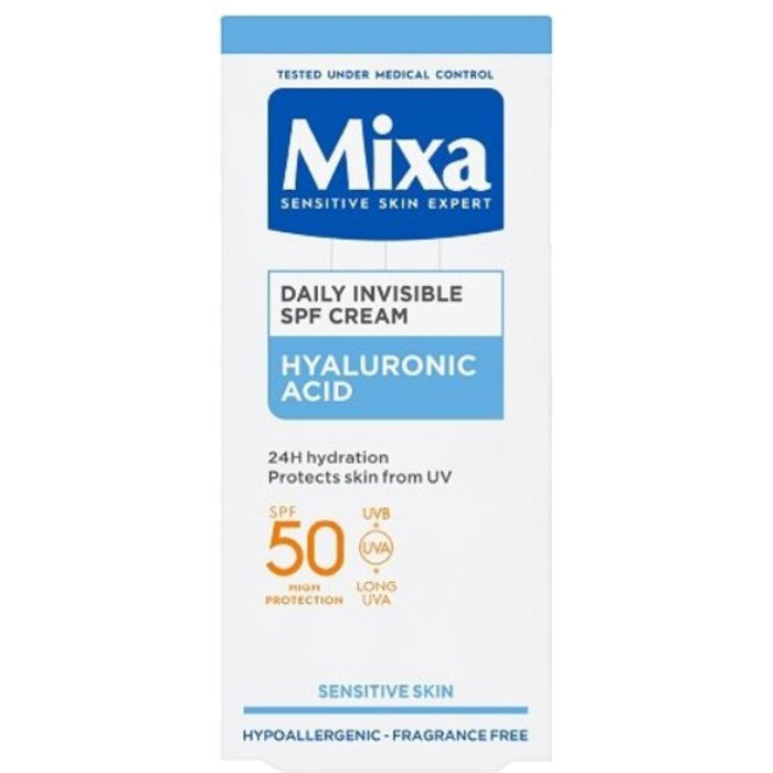 Mixa Daily Invisible SPF kremas SPF 50