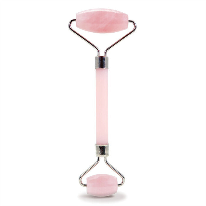 PlumBeauty Rose Quartz Facial Roller - Volelis veido kontūrams