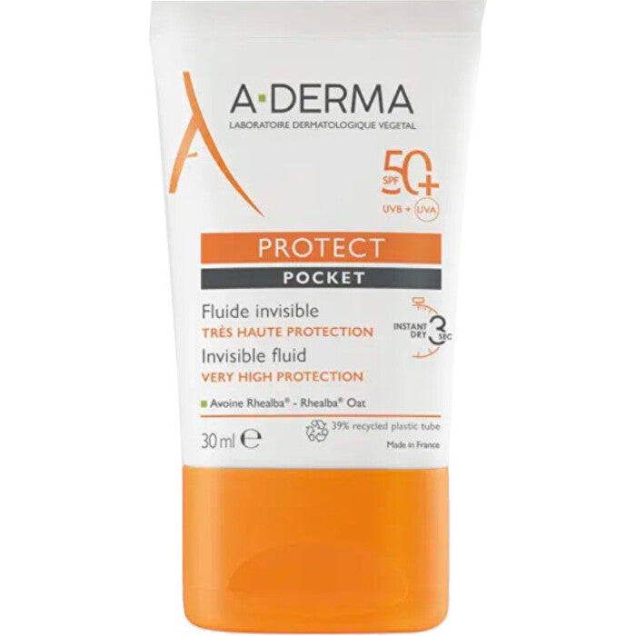 A-Derma SPF 50 Protect Pocket Vey High Protection Invisible Fluid