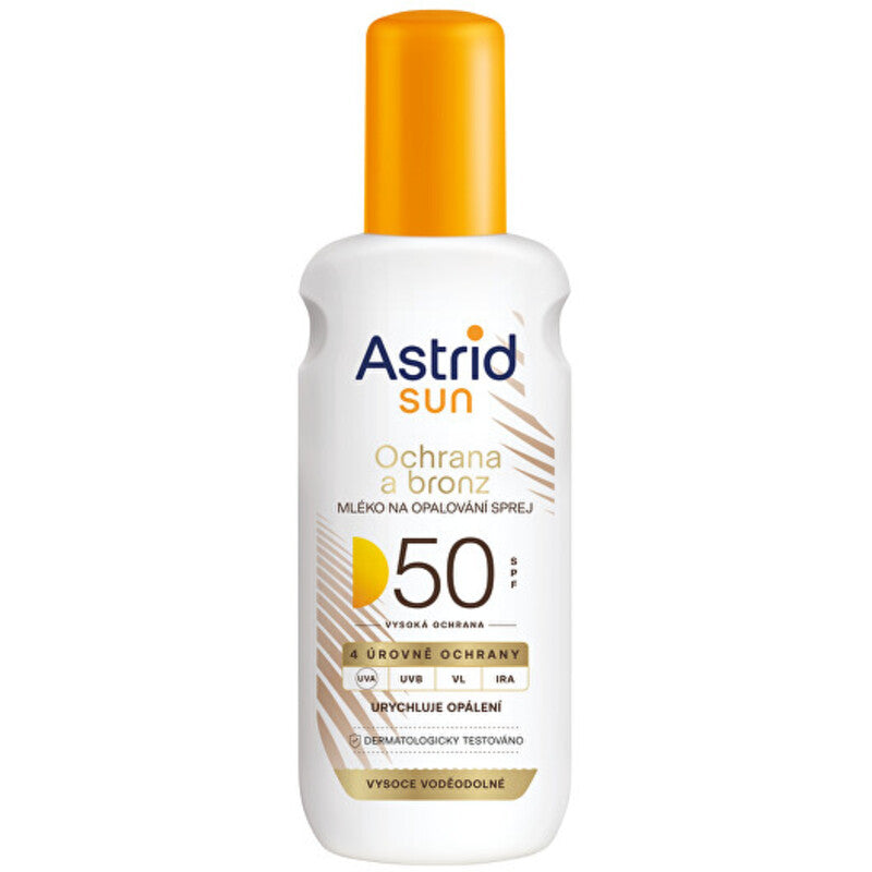 Astrid Bronz SPF 50 – purškalas nuo saulės