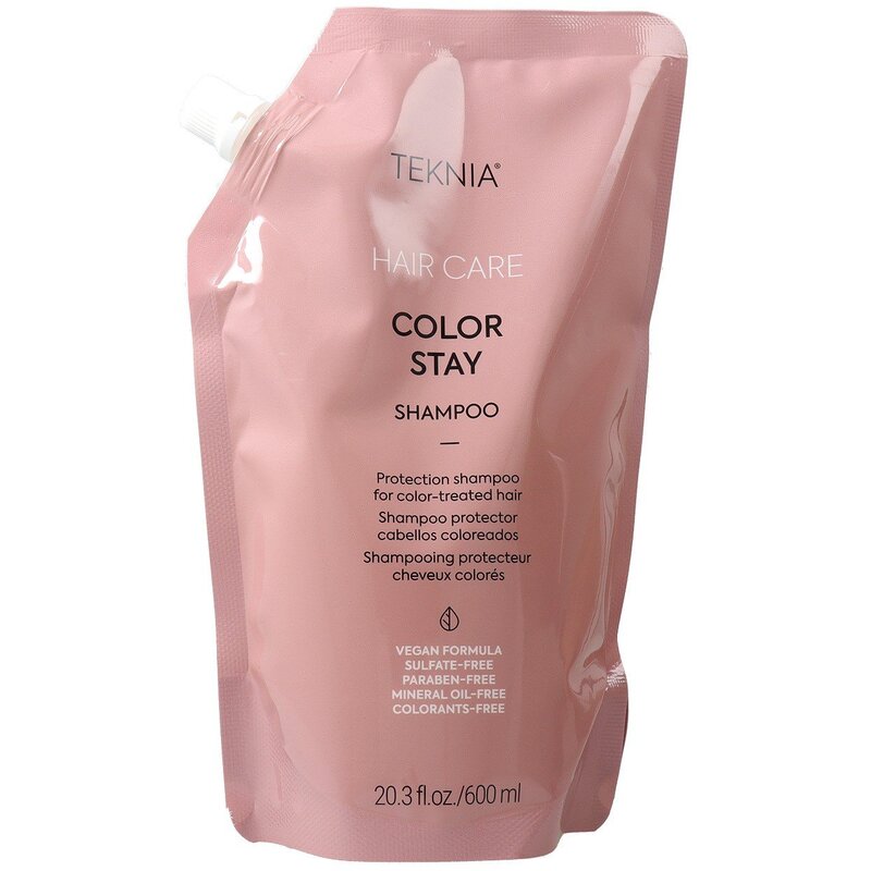 Lakmé Teknia Color Stay Šampūnas Papildymas – maitinamasis šampūnas dažytiems plaukams