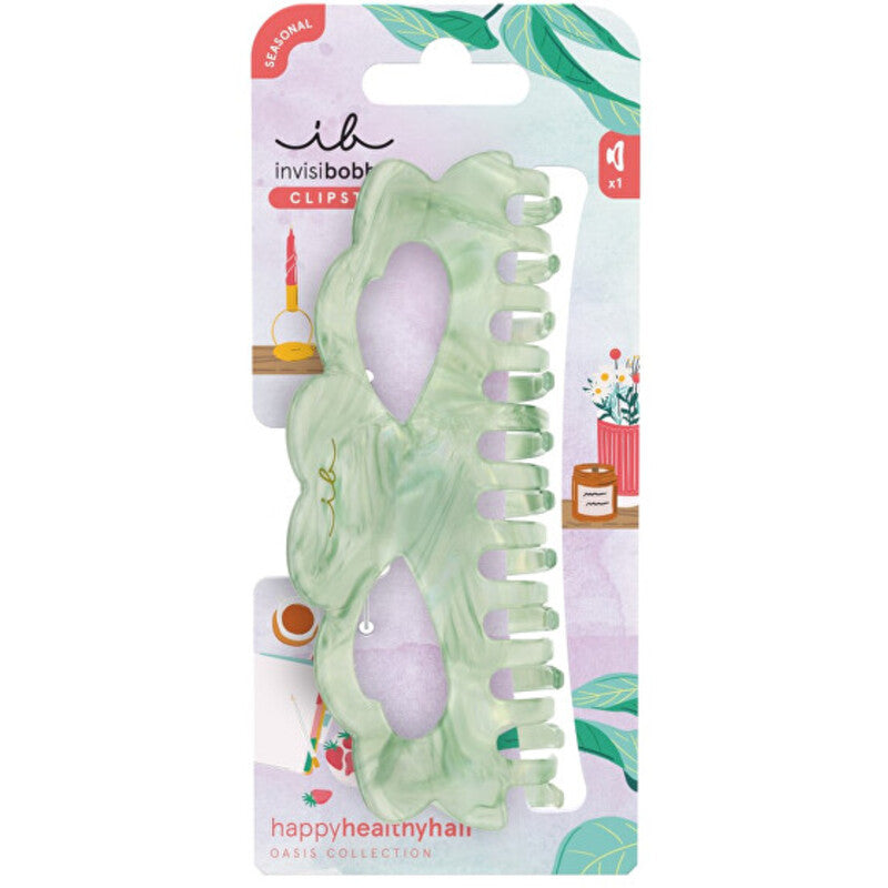 Invisibobble Clipstar L Oasis Matcha Reset – plaukų segtukas