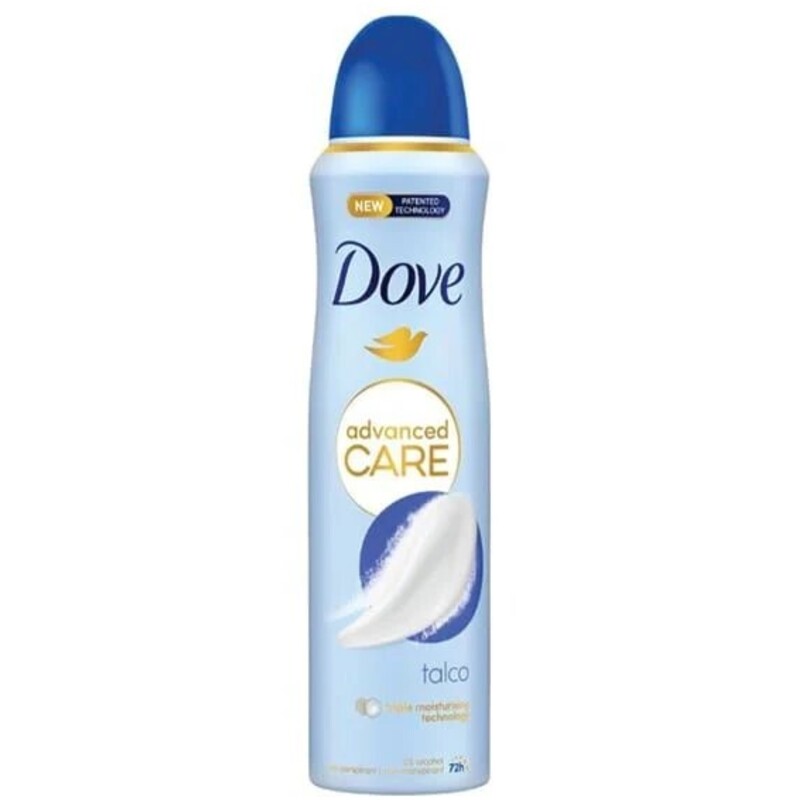 „Dove Advanced Care Talco“ dezodorantas – purškiamas dezodorantas