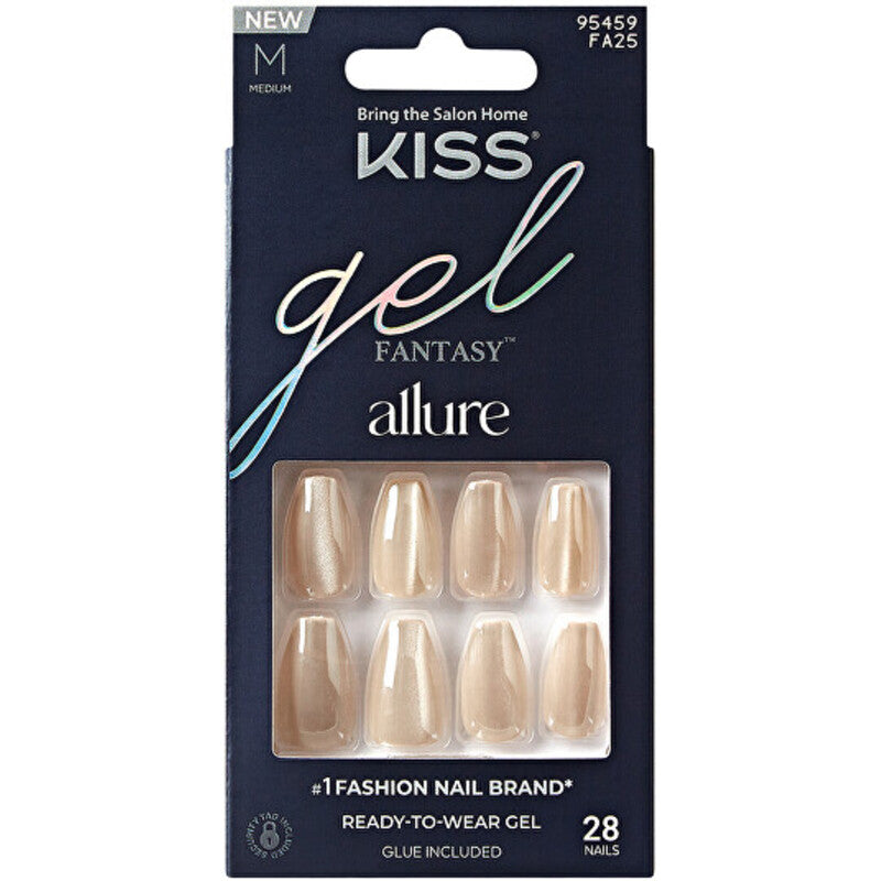 Kiss My Face Gel Fantasy Allure MoonBeam Nails - Geliniai nagai ( 28 vnt )