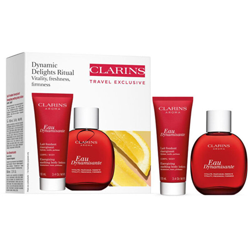 Clarins Dynamic Delights rinkinys – kūno priežiūros dovanų rinkinys