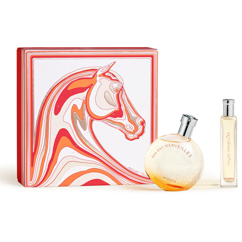 Hermes Eau Des Merveilles dovanų rinkinys EDT 50 ml ir EDT 15 ml