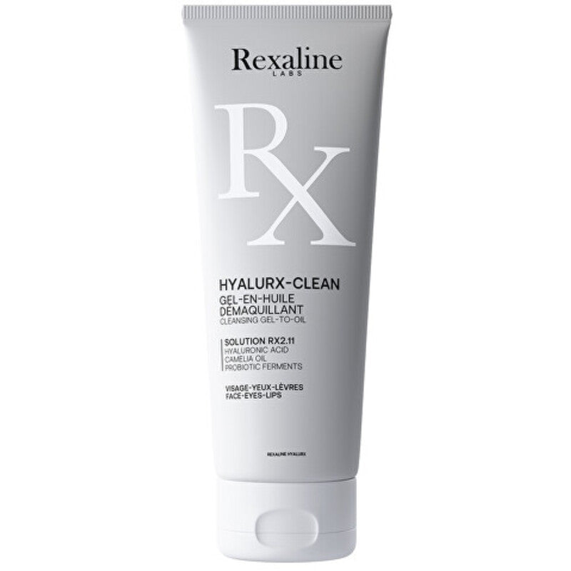 „Rexaline Hyalurx-Clean Cleansing Gel to Oil“ – makiažo valymo ir odos valymo gelis
