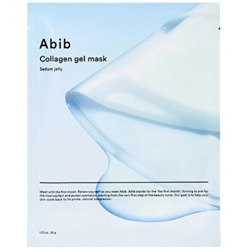 Abib Sedum Jelly Collagen Gel Mask ( 4 vnt ) - Stangrinanti lakštinė kaukė