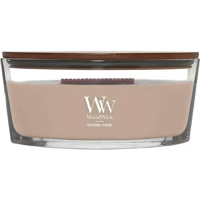 WoodWick Patchouli Créme Boat (pačiulių kremas) - Kvapi žvakė
