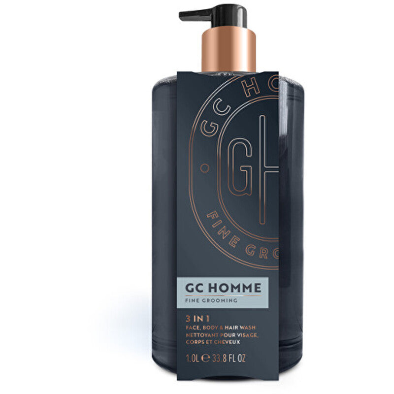 „Grace Cole“ veido, kūno ir plaukų prausiklis (juodieji pipirai ir mandarinai) – 3 viename veido, kūno ir plaukų prausiklis - Glamur