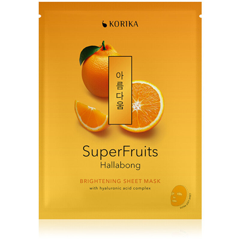KORIKA Superfruits Hallabong Brightening Sheet kaukė
