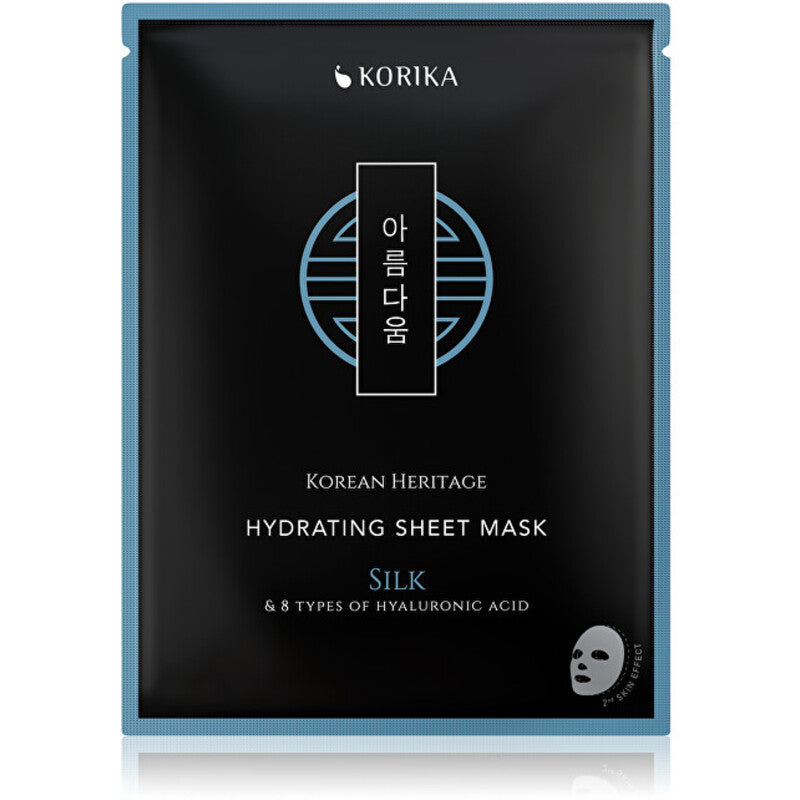 KORIKA Korean Heritage Hydrating Sheet Mask - drėkinamoji lakštinė kaukė su 8 rūšių hialurono rūgštimi