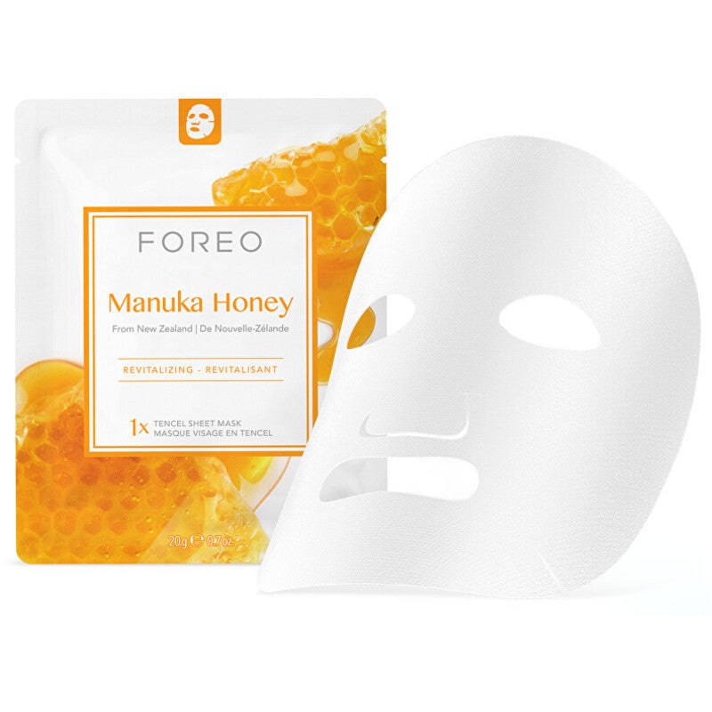 Foreo Manuka medaus atgaivinamoji lakštinė kaukė brandžiai odai