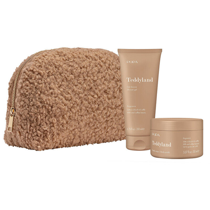 Pupa Pieno ir kavos pupelių „Teddyland“ rinkinys 2 – dovanų rinkinys