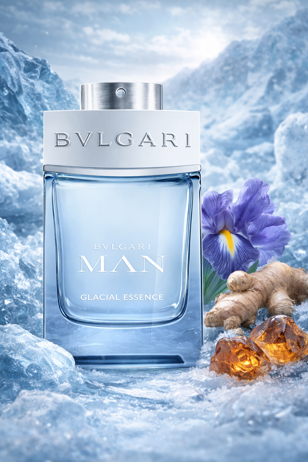 Bvlgari Man Glacial Essence Dovanų Rinkinys EDP 100 ml ir EDP 15 ml