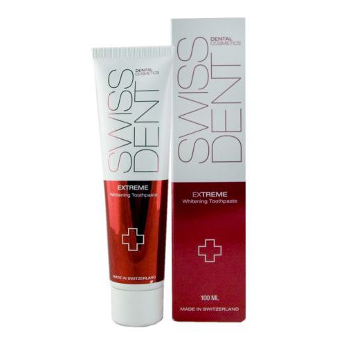 Swissdent „Stainless Extreme Whitening“ dantų pasta – balinamoji dantų pasta rūkantiems