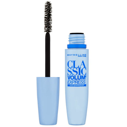 „Maybelline Volum Express Waterproof“ – vireniui atsparus tušas akimirksniu suteikiantis apimtį 8,5 ml
