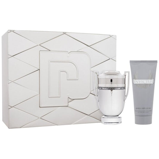Paco Rabanne Invictus dovanų rinkinys EDT 100 ml ir dušo gelis 100 ml Invictus