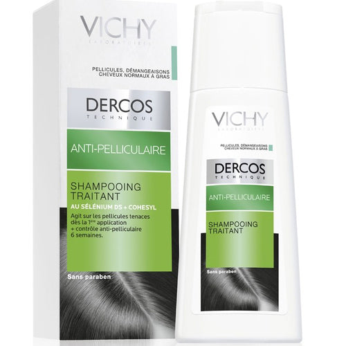 Vichy Dercos Anti-Pelliculaire šampūnas (normaliems ir riebiems plaukams)