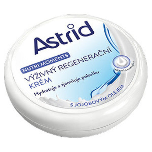 Astrid Nutri Moments maitinamasis regeneruojamasis kremas